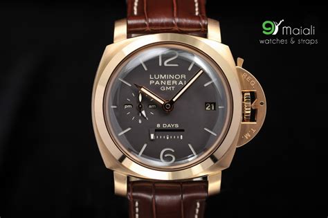 panerai pam 289 luminor gmt 8 day rose gold|Panerai Luminor 1950 8 Days GMT Rose Gold PAM 289.